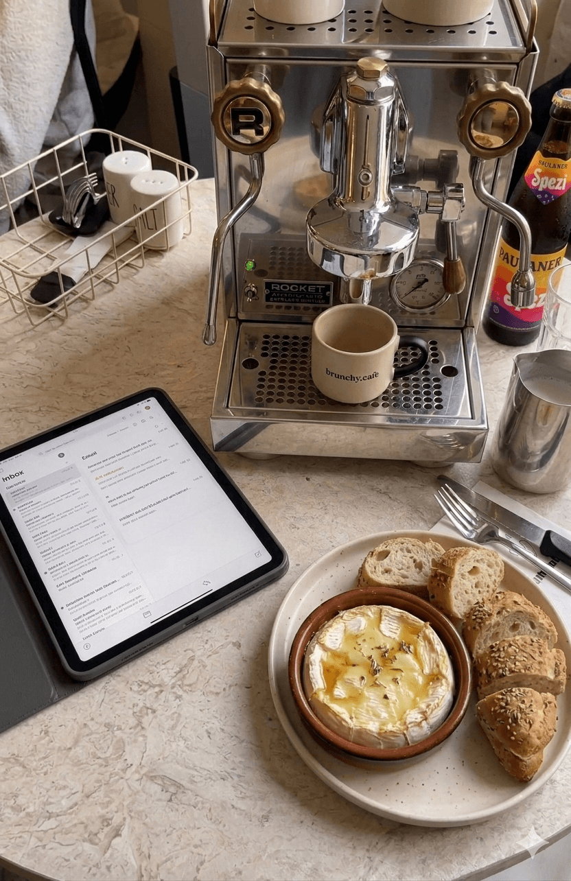 Brunchy cookie and matcha